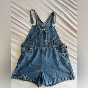Vintage short overalls. Size large. Route 66 brand. Medium wear, great condition